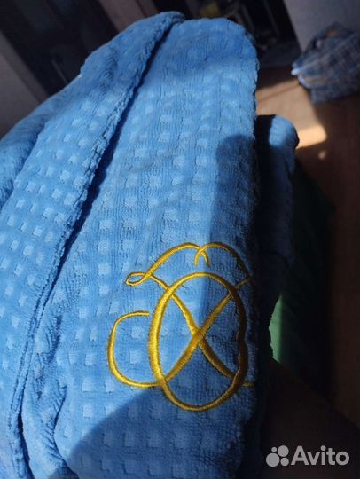 Халат махровый женский мужской новый размер L