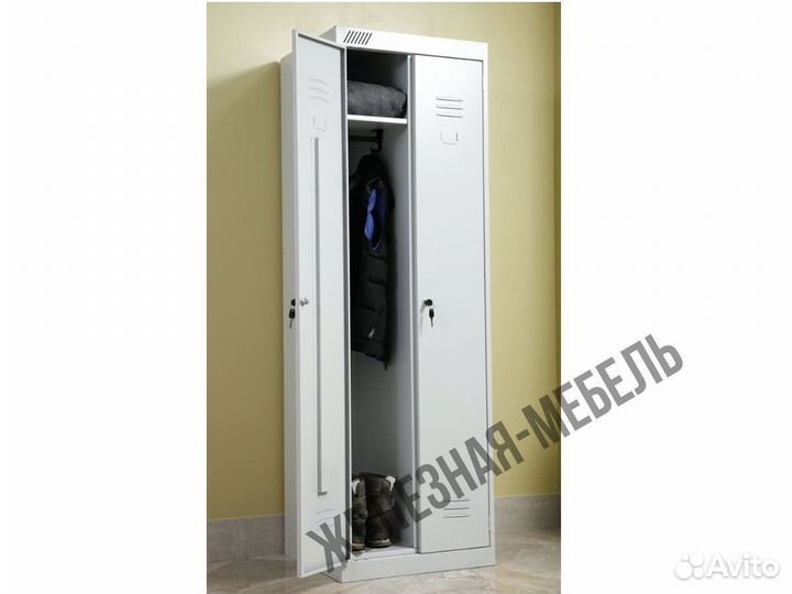 Шкаф для раздевалок шрк-22-600 на 2 секции
