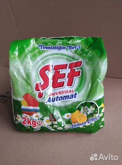 SEF порошок для стирки universal automat 2 кг