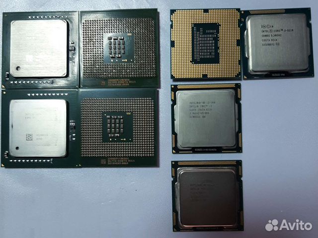Процессоры intel Xeon/ Intel i3/ Intel Pentium