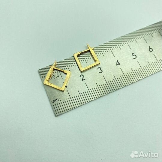 Щ43а, Серьги золото 585 (id 87738)