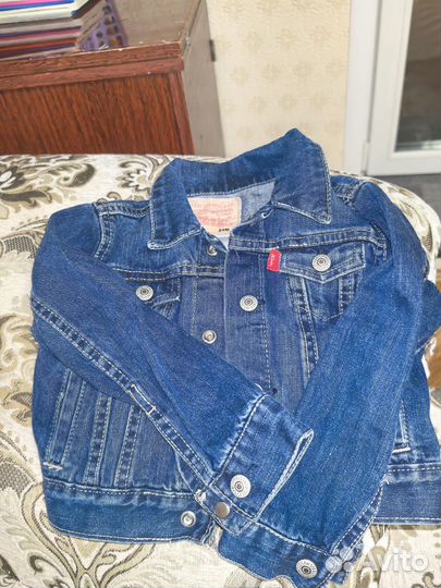 Джинсовая куртка levis детская