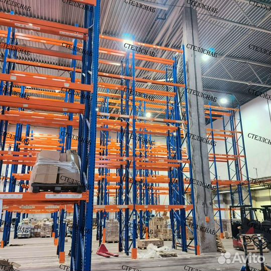 Складские стеллажи паллетные Логоплан б/у ллот 171