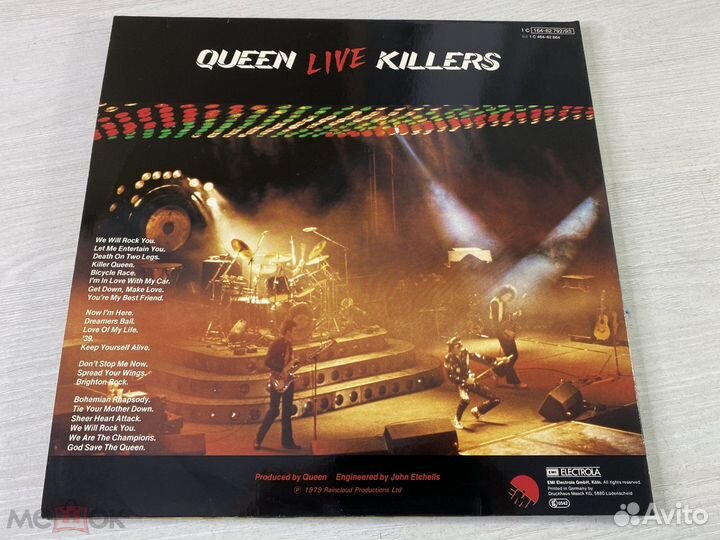 Queen – Live Killers (1979) 2LP