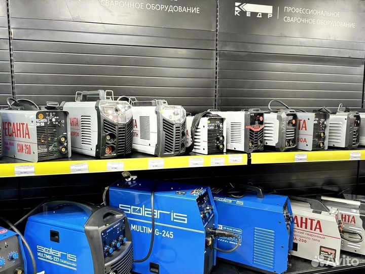 Сварочный полуавтомат Ресанта (режим MIG/MAG/fcaw)