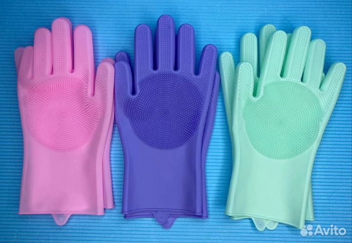 Перчатки для мойки посуды животных Magic Cleaning