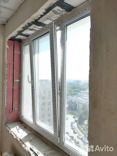 Пластиковое окно, дверь, балконный блок