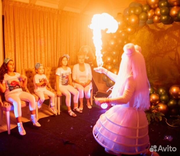 Большой белый мишка Уфа аниматоры фокусы шоу