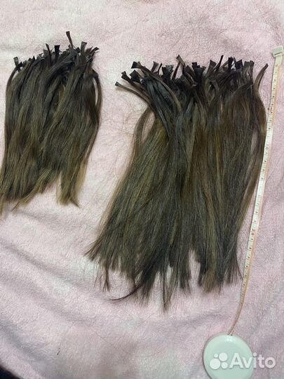 Волосы для наращивания на капсулах