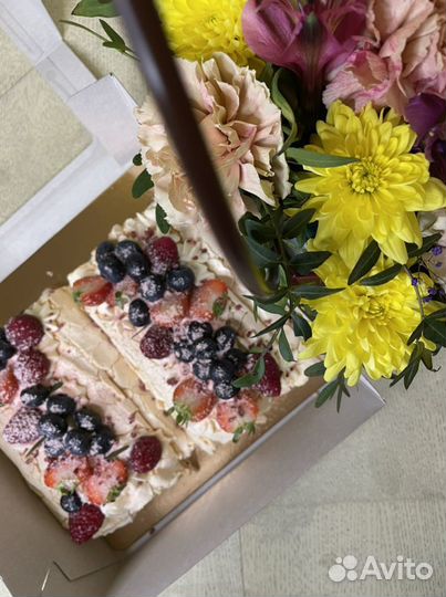 Меренговый рулет