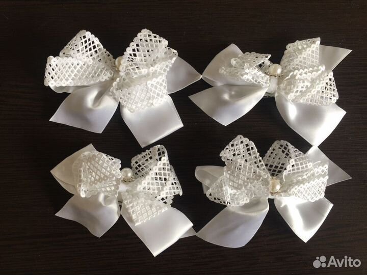 Банты на резинке, банты-заколки