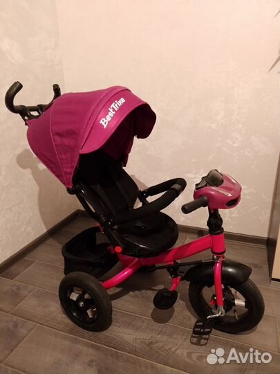 Детский велосипед с родительской ручкой