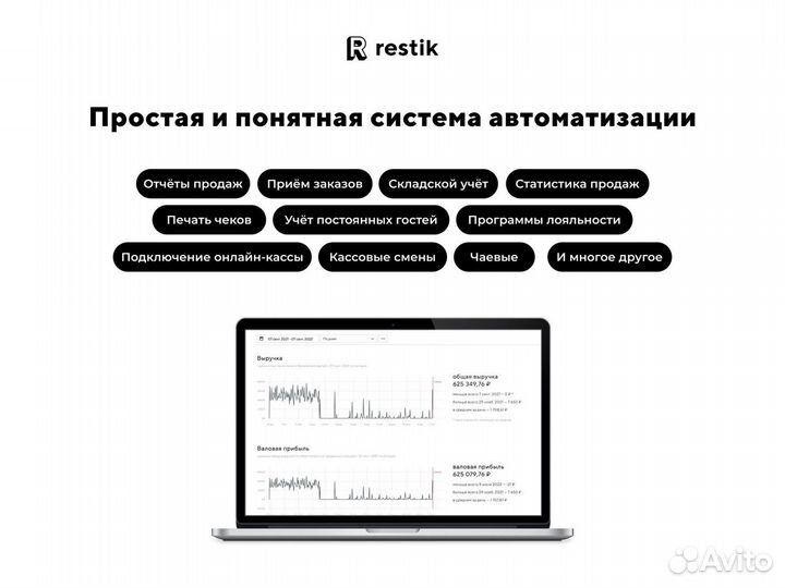 Автоматизация кафе — программа Restik