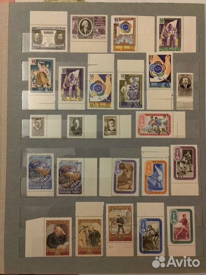 Годовой набор СССР 1957 ** Все 133 марки с полями