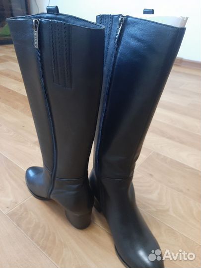Сапоги женские натуральная кожа новые осенние 37р