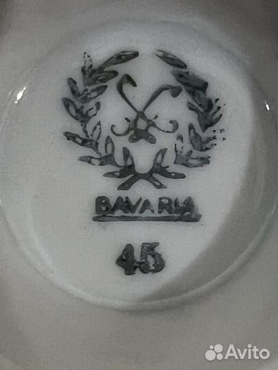 Чайное трио Oscar Schaller & Co. винтаж