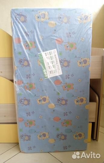 Матрас детский Карапуз бикокос 120*60 бязь(новый)