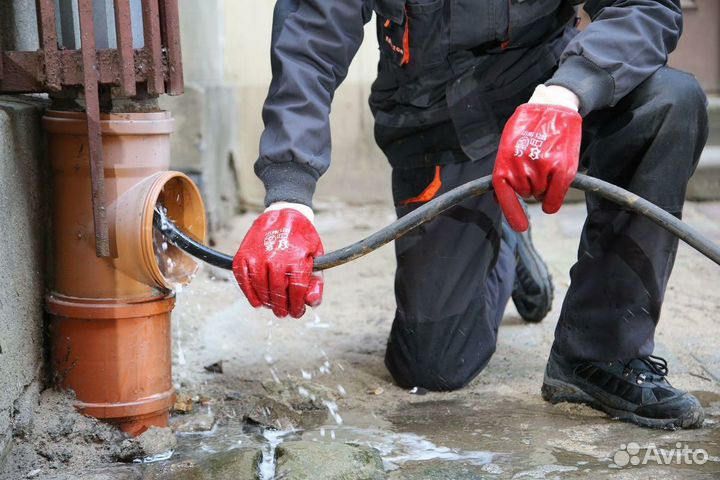 Прочистка канализации / Устранение засоров Частник