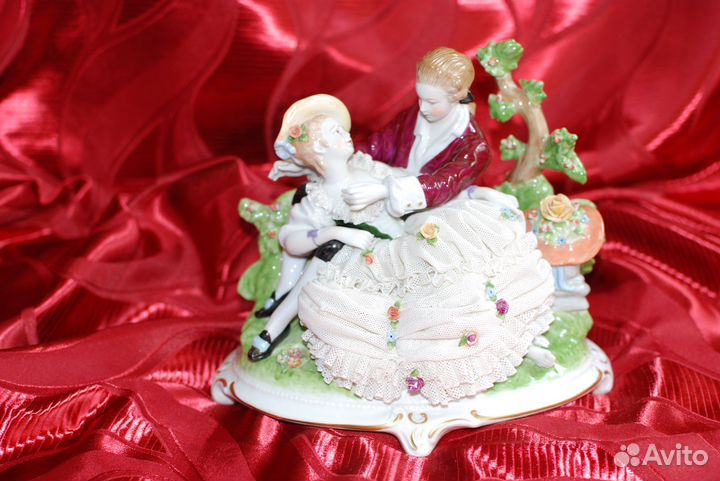 Фарфоровая статуэтка Влюбленные, Германия
