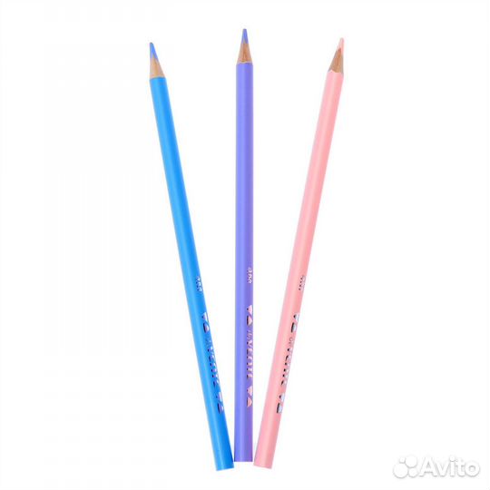 Карандаши 12 цветов, devente Trio Mega Soft Pastel