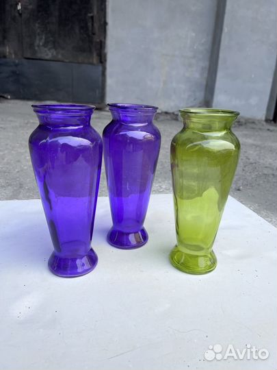 Ваза для цветов стекло