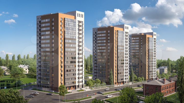 3-к. квартира, 73,5 м², 17/17 эт.