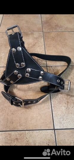 Шлейка для собак крупных пород. Кожа