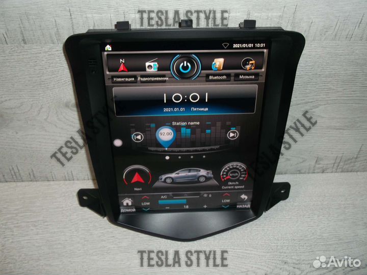 Магнитола Chevrolet Cruze Tesla 2/32 Android GPS