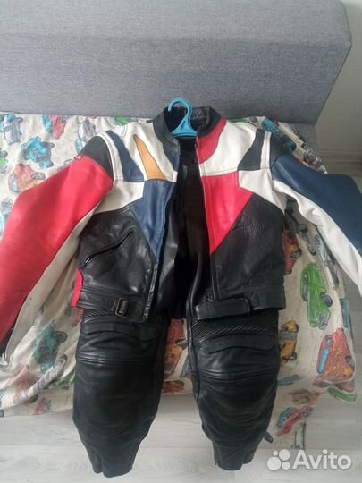 Кожаный комбинезон/ Мотоциклетный/ Раздельный