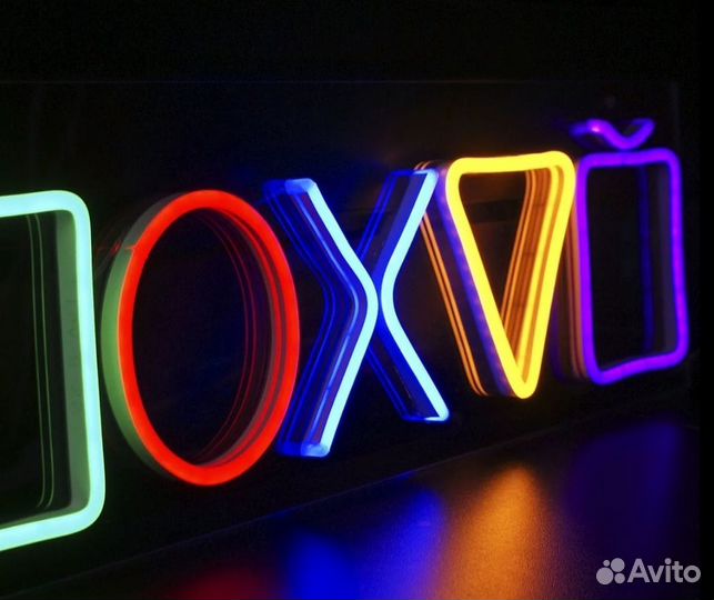 Неоновые вывески светящиеся надписи