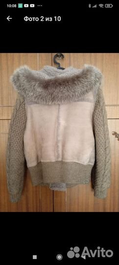 Дубленка натуральная женская с капюшоном