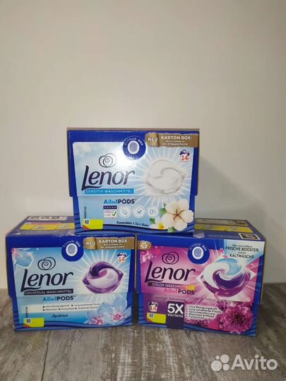 Капсулы для стирки Ленор Lenor 3в1
