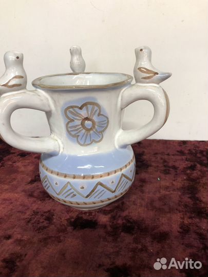 Кувшин,Ваза Обливная Керамика СССР