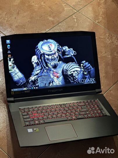 Игровой ноутбук acer predator 17.3/6ядер/6gb видео
