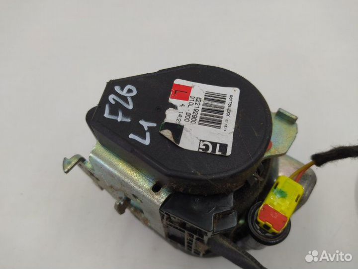 Б/У Б/У Ремень безопасности Черный L1 Англия