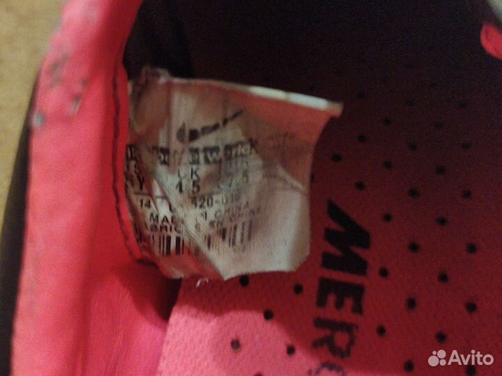 Футбольные бутсы nike mercurial vapor X FG