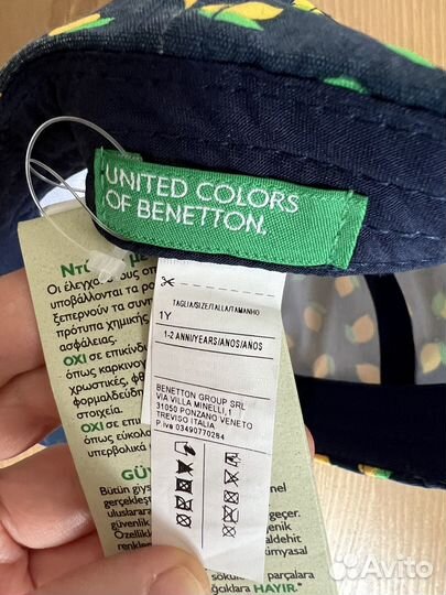 Кепка детская United Colors of Benetton (новая)