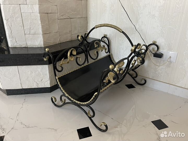 Кованый каминный набор