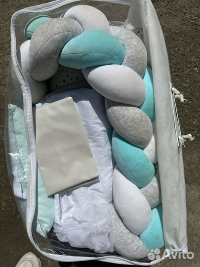 Бортики в кроватку комплект