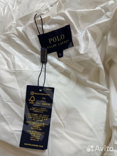 Пуховик Polo Ralph Lauren зима пух