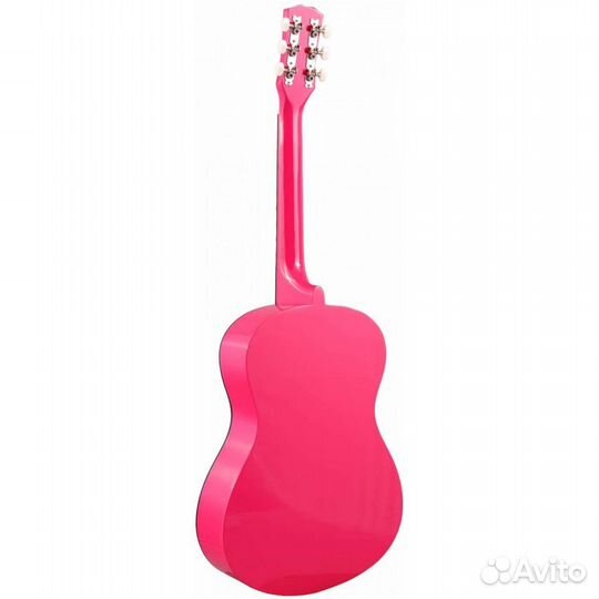 Акустическая гитара DaVinci DF-50A неоновый розовы