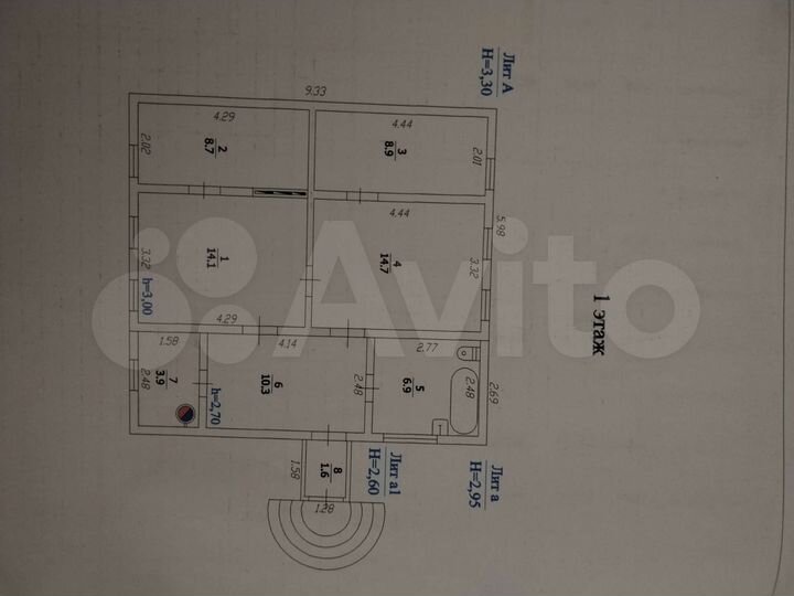 Дом 69,1 м² на участке 25 сот.