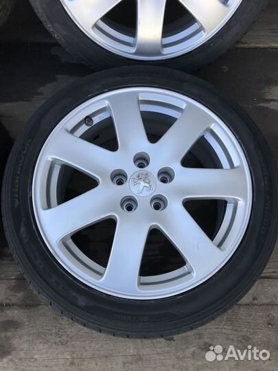 Диски литые peugeot 7,5J17 ch5-45 r17