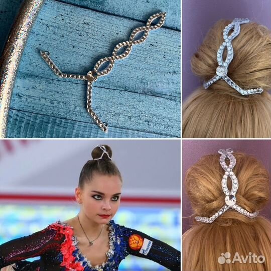 Украшение на пучок для выступлений
