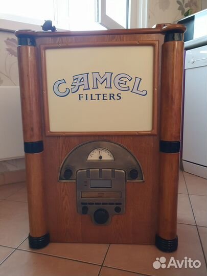 Ретро проигрыватель CD дисков и радио Camel