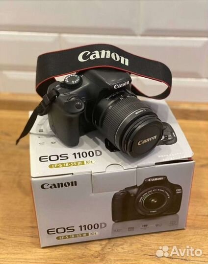 Зеркальный фотоаппарат canon 1100d