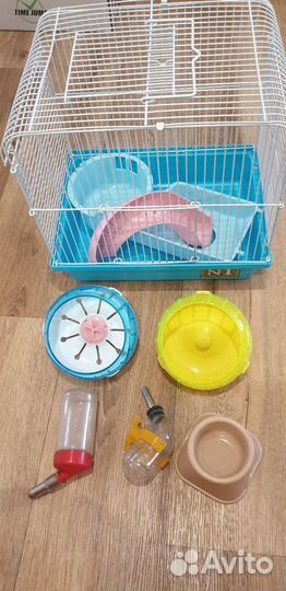 Клетка для хомяка с домиком