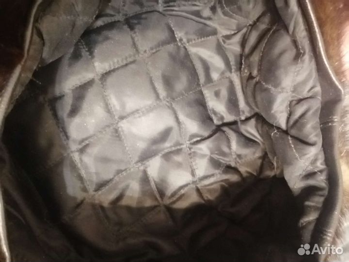 Берет женский норковый, размер 58