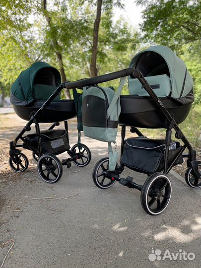 Модульная коляска с амортизацией 2в1 и 3в1