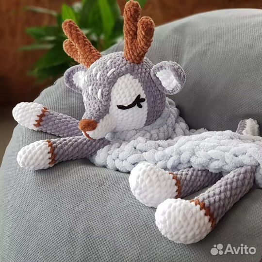 Вязанная пижамница Оленёнок, Лисенок